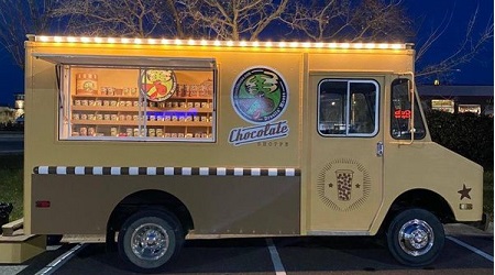 Chocolate store on wheels