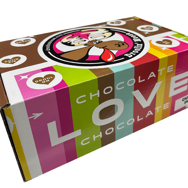 LITTLEVAL Chocolates in box wrapped in plastic with green bow